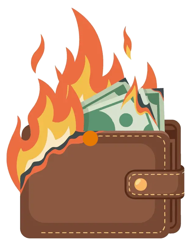 Burn wallet
